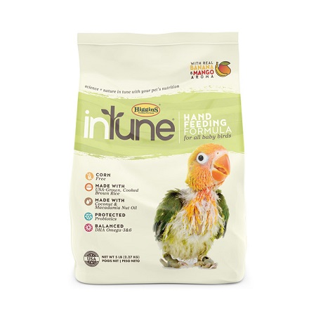 Higgins Intune Handfeeding Food - Formula for Hand Feeding Birds - Lady Gouldian Finch Breeding Supplies